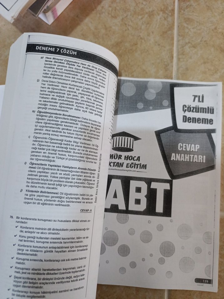 ÖABT Türkçe Öğretmenliği Deneme Sınavı 1. Sayı - Görsel 3