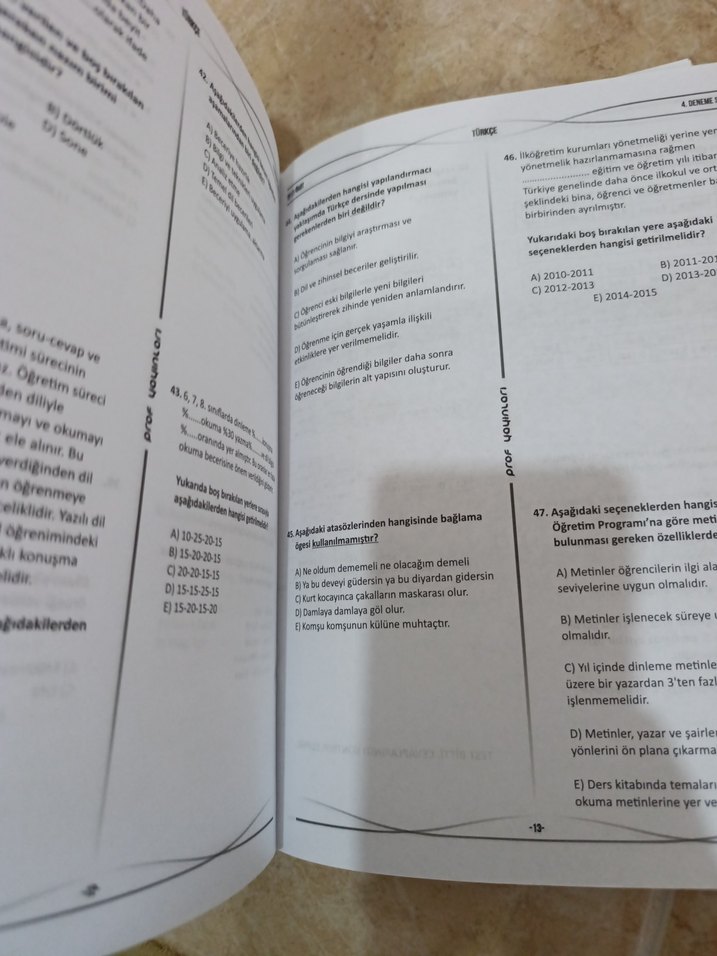 Türkçe Öğretmenliği ÖABT PSS Hazırlık Kitabı - Görsel 3