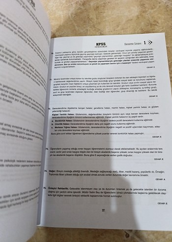 2019 KPSS Eğitim Bilimleri 5 Deneme Kitabı - Görsel 2