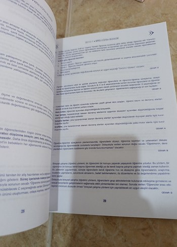 KPSS 2019 Eğitim Bilimleri Orijinal Sorular Kitabı - Görsel 2