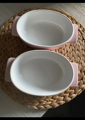 Axentia Pembe Seramik Fırın Kabı Seti - Görsel 4