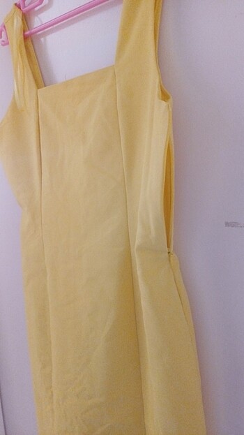 m Beden sarı Renk Sari elbise