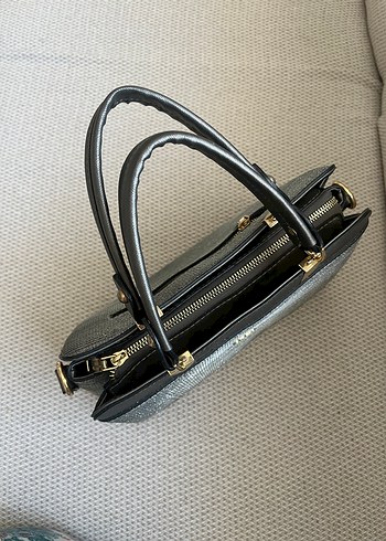 Allure Gri Modern şık pırıltılı Kadın Çanta - Görsel 3