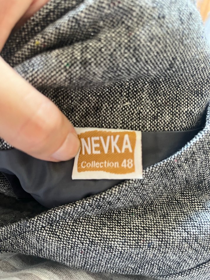 Gri Nakışlı Bohem uzun  Etek - Görsel 3