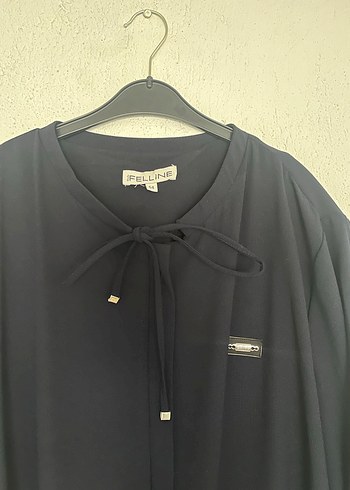 Lacivert Uzun Kollu ferace - Görsel 2