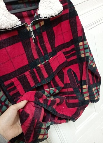 Yakası fermuarlı sweatshirt