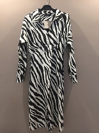 Zebra desen elbise