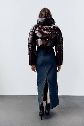 Zara zara crop sisme mont