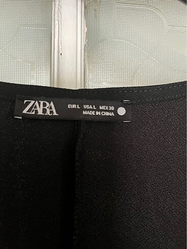 l Beden siyah Renk Zara elbise