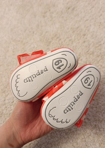 Kırmızı Kareli Kız Bebek İlk Adım Ayakkabısı - Görsel 3