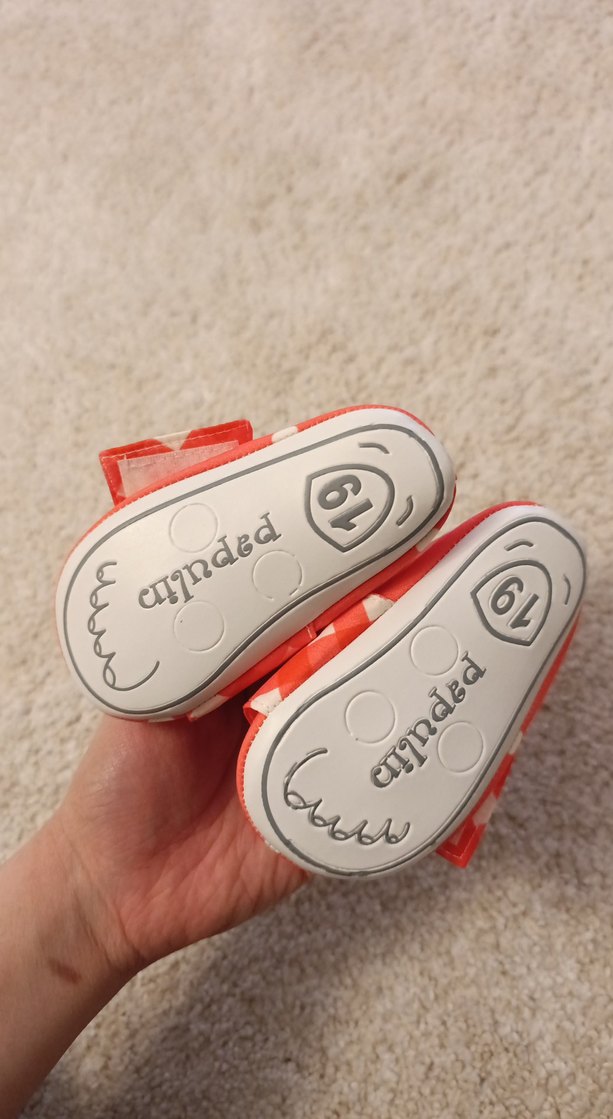 Kırmızı Kareli Kız Bebek İlk Adım Ayakkabısı - Görsel 3