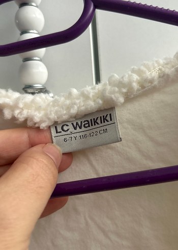 Kız Çocuk Beyaz Kürklü Yelek - Görsel 2