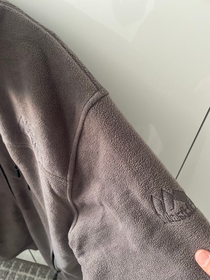 Gri Fermuarlı Erkek Polar Sweatshirt - Görsel 3