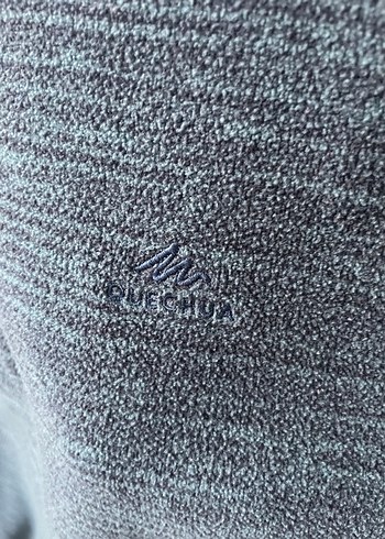 Erkek Gri Yarım Fermuarlı Örme Polar - Görsel 2