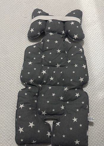 Gri Yıldız Desenli Çocuk Uyku Minderi - Görsel 2