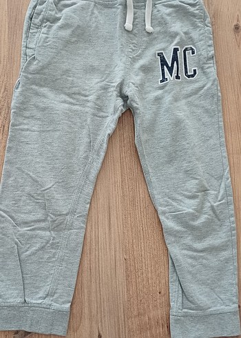 Gri Erkek Çocuk Baskılı Jogger Pantolon
