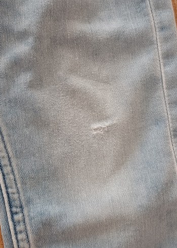 Erkek Çocuk Gri Batik Desenli Denim Pantolon - Görsel 5