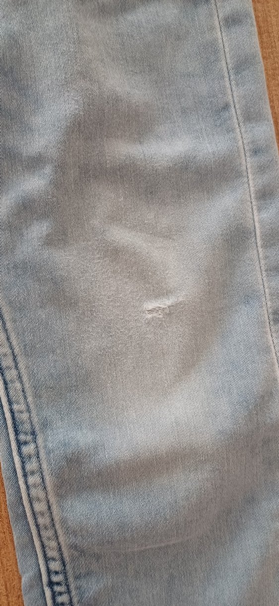 Erkek Çocuk Gri Batik Desenli Denim Pantolon - Görsel 5