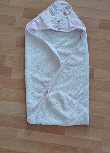 Yenidoğan Beden beyaz Renk Bebek banyo havlusu 