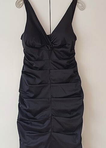 Siyah abiye gece elbisesi - Görsel 2