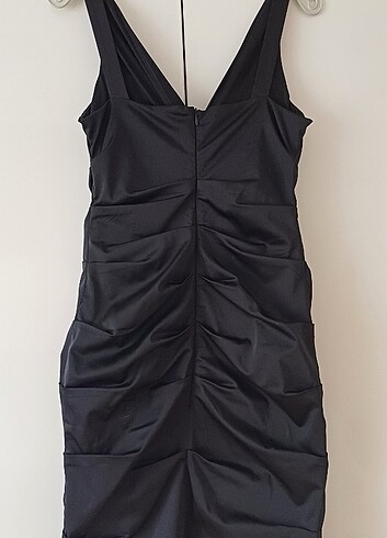 Siyah abiye gece elbisesi - Görsel 4