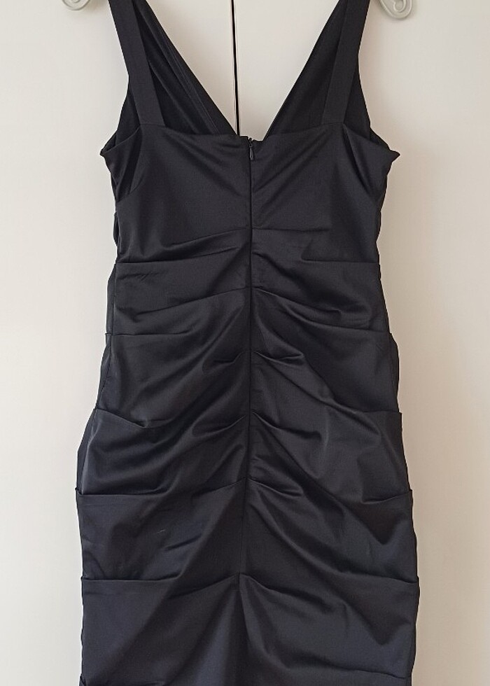 Siyah abiye gece elbisesi - Görsel 4