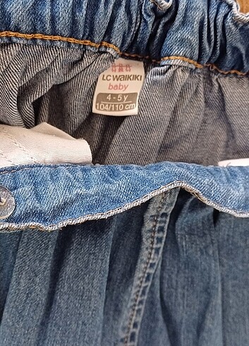 Kiz çocuk kot elbise  - Görsel 5
