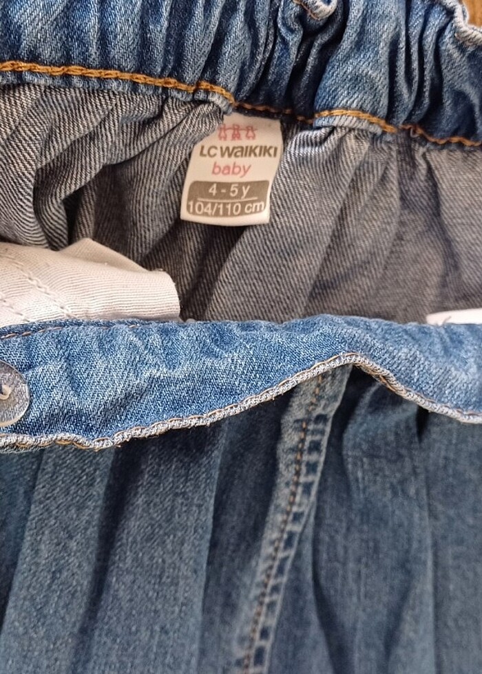 Kiz çocuk kot elbise  - Görsel 5