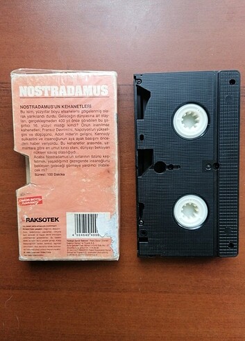  Beden Raksotek Nostradamus VHS video kaset
