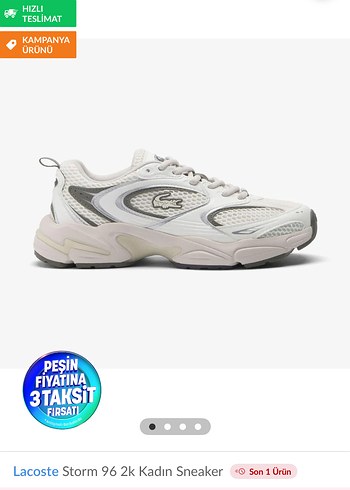Lacoste Lacoste Kadın Spor Ayakkabı