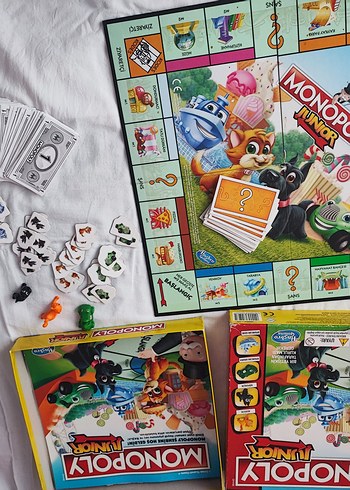 Beden Renkli Monopoly Junior Masa Oyunu