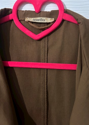 Kahverengi Uzun Trench Coat - Görsel 3