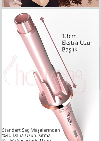  Beden Pembe Seramik Kaplamalı Saç Şekillendirici