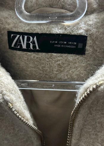 Bej Kısa Kadın Kaban Kürk Detaylı - Görsel 3