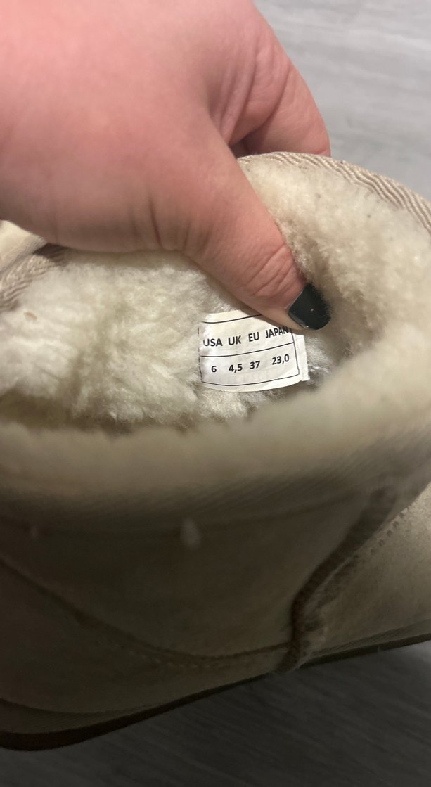 PEGİA Bej Süet Kürklü mini bot - Görsel 4