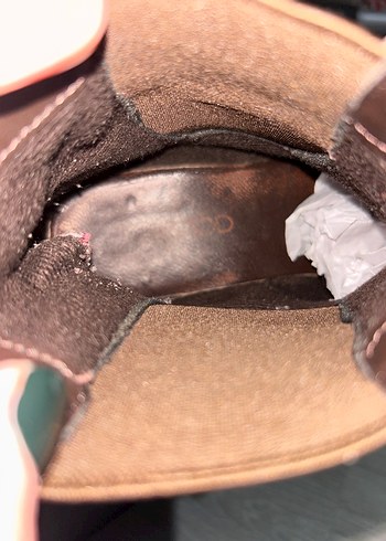 Derimod Kahverengi vizon hakiki süet - Görsel 4