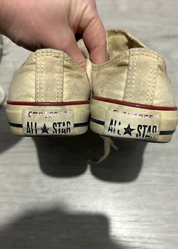 Beyaz Converse All Star Kadın Spor Ayakkabı - Görsel 3