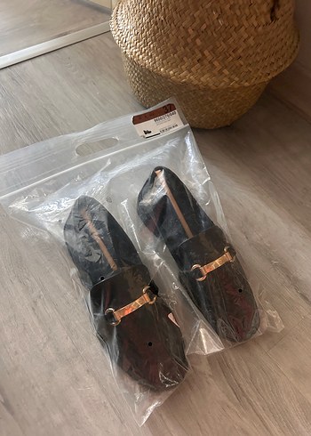 Kızlar için Kemerli Siyah Deri Loafer - Görsel 7