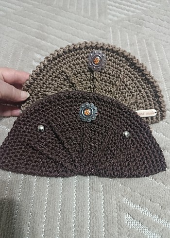 Kadın Örgü Gözlük kılıfı/ çanta - Görsel 10