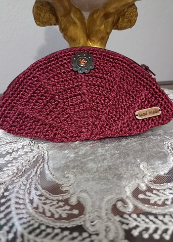 Kadın Örgü Gözlük kılıfı/ çanta - Görsel 6