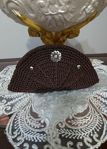 Kadın Örgü Gözlük kılıfı/ çanta - Görsel 7