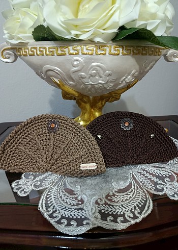 Kadın Örgü Gözlük kılıfı/ çanta - Görsel 13