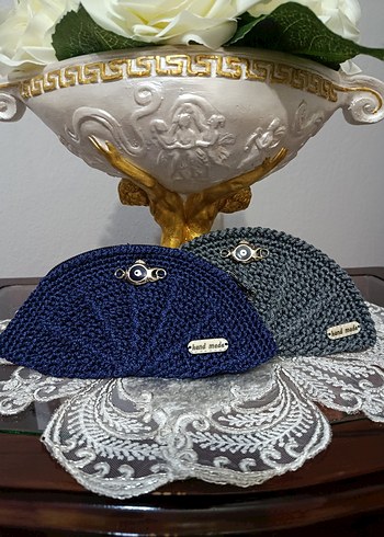 Kadın Örgü Gözlük kılıfı/ çanta - Görsel 3