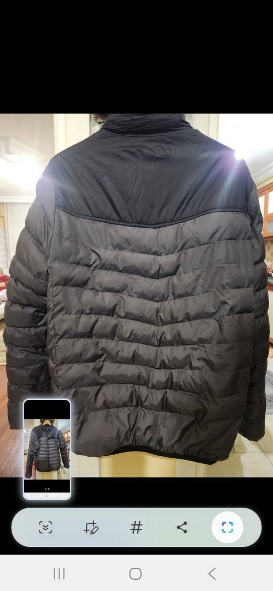 Siyah Fermuarlı Erkek Günlük Mont - Görsel 2