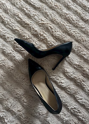 Zara Sik Siyah Stiletto Topuklu Ayakkabi