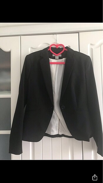 H&M siyah blazer ceket