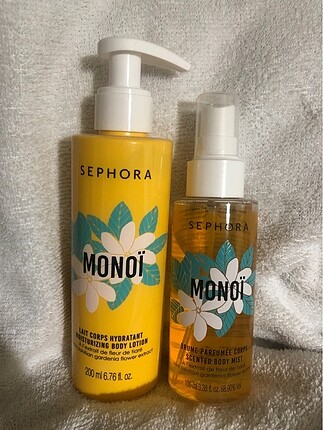 Sephora vücut spreyi ve losyonu