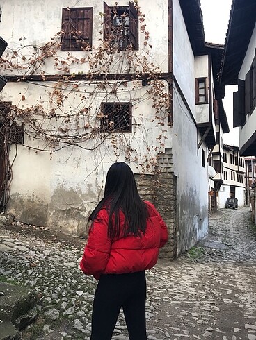 Oversize şişme mont