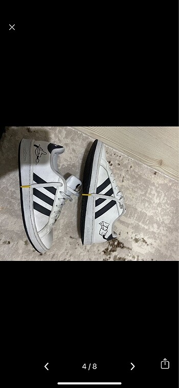 41 Beden beyaz Renk orijinal adidas