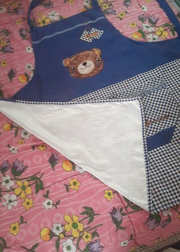 Mavi Ayıcık Desenli Mutfak Önlüğü - Görsel 5